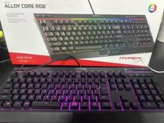 HyperX Alloy core RGB有線ゲーミングキーボード