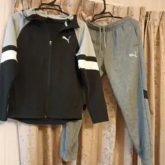 PUMA セット ブラック・グレー 160