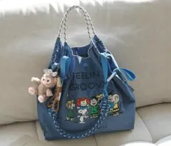 スヌーピー プリント ショルダーバッグ Mサイズ