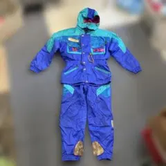90’s エレッセ/ゴールドウィン　ビンテージ スキーウェア上下セットM。16