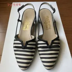 フェラガモ　バックストラップ　パンプス　23cm