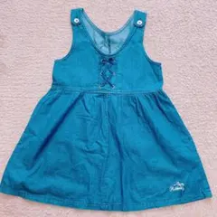 マザウェイズ　デニム　ジャンバースカート　ワンピース　110サイズ