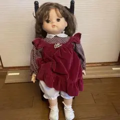【オオイケ　アモール】花柄ドレスのアンティーク人形 オオイケ アモール】花柄ドレスのアンティーク人形 オオイケ
