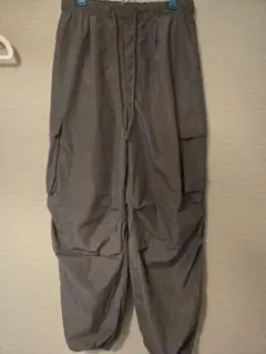 GU グレー カーゴパンツ サイズL