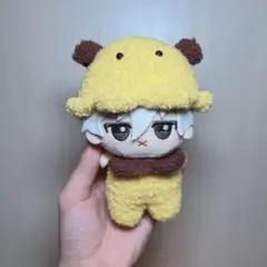 メンダコお洋服セット⑨ ぬい服　帽子　ちびぐるみ　黄色　プリン