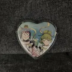 魔入りました入間くん 魔入間 ハート缶バッジ C99　入間　リード グッズ-バッチ】アニメ『魔入りました!入間くん』 ハート型缶
