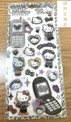 【国内正規品】平成はっぴーフォン　立体シール　ハローキティ　ギャルキティ　新作