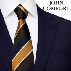 【未使用】JOHN COMFORT ジョンコンフォート　ネクタイ　ストライプのサムネイル