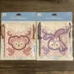 新品　未使用　シェリーメイ　ステラルー　巾着　ダッフィーフレンズ　ハートフェルト