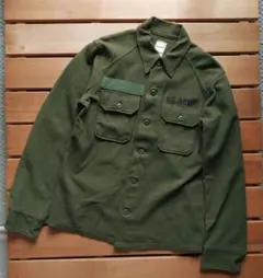 80's 米軍実物 Wool Shirts OG-108 U.S.ARMYパッチ