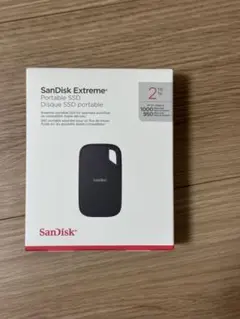 SanDisk Extreme ポータブルSSD 2TB 未開封のサムネイル