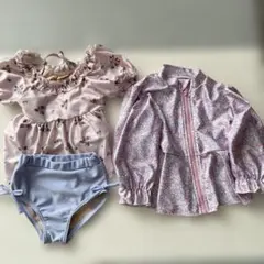 女の子水着 3点セット 90cm