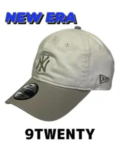 【新品・正規品】9TWENTYチェーンステッチ ヤンキース アイボリー/ペブル