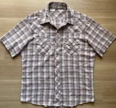 【希少】70s vintage ウェスタンシャツ チェック スナップボタン
