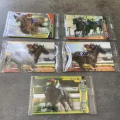 競馬トレーディングカード　プレイディヴェーグ、スタニングローズ、ソングライン他