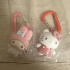 サンリオ　カラフルカラビナマスコットチャーム　キティ　マイメロ　セット