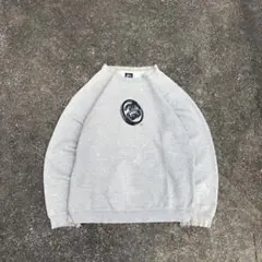 希少 90s old stussy スウェット SSリンク メタリック 紺タグ
