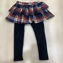 TORIDORY チェック柄スカッツ　110cm