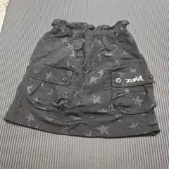 X-GIRL　エックスガール　130cm　スカート パンツ付き　黒　星