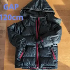 GAP 黒いフード付きアウター 120cm
