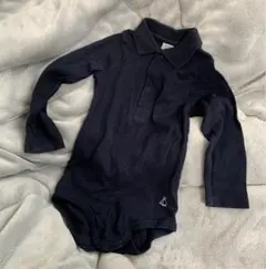 プチバトー ロンパース 紺色 18m 81cm