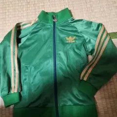 超レア　adidas Originals 緑 ジップアップ　ジャケット　120
