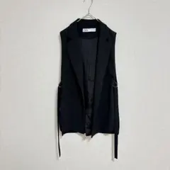 ZARA ブラック ベスト ジレ　S