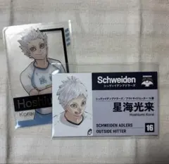 ハイキュー 星海光来 箔押しクリアカードコレクション 名刺カードコレクション