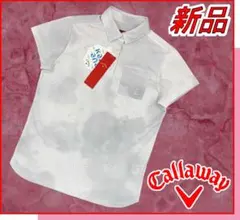 新品キャロウェイゴルフシャツレッドレーベル涼しい素材かざあなメッシュＳ半袖