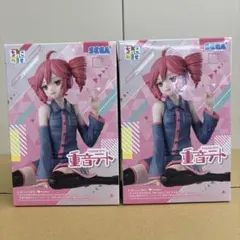 重音テトちょこのせプレミアムフィギュア 2個セット