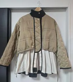 【試着のみ】Eimee Law ブルゾン ペプラム　ダウン