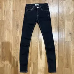 GYDA ブラック スキニーデニム