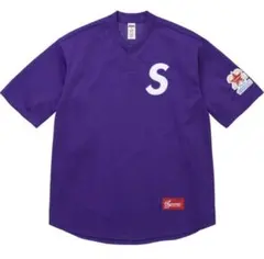 ⭕シュプリーム S ロゴ ヘンリーシャツ パープル XXL新品未試着 - メルカリ