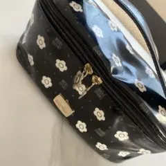 MARY QUANT バニティポーチ デイジー柄 持ち手付き