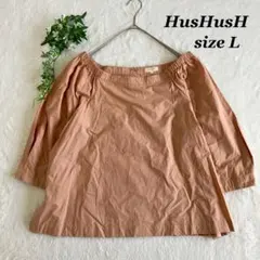 HusHusH✨ハッシュアッシュ（L）トップス 五分袖 チュニック ブラウスのサムネイル