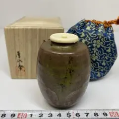 【茶道具】市野信水窯 丹波飾壺 茶壷 楽天市場】【茶器/茶道具 飾茶壺（飾壺）】 丹波焼き(立杭焼き