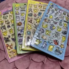 ポケモンキャラクタージュエリードロップシール4枚セット