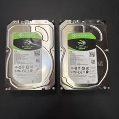 Seagate Barracuda 8TB HDD 2台セット