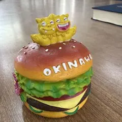 沖縄限定 ハンバーガー シーサー 置物 インテリア