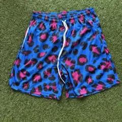ヒョウ柄ブルーショートパンツ
