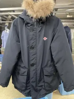 DANTON ネイビー ダウンジャケット 38 クリーニング仕上げ、撥水加工付き