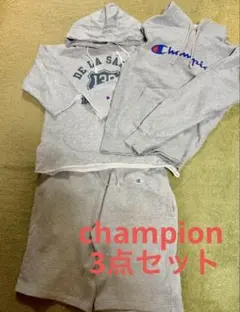 チャンピオン　セットアップ　スウェット　ハーフパンツ　パーカー