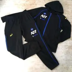 アシックス　スウェット　セットアップ