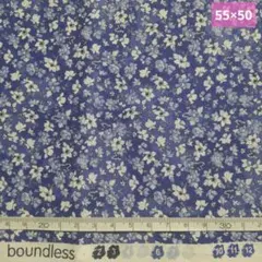 ❤️USA Boundlessフラワードットコバルトブルーホワイト濃淡クリスマス