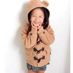 アナップキッズ　くま耳ダッフルコート　120
