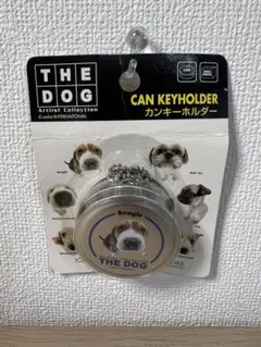 ◆THE DOG　ビーグル犬　缶　キーホルダー　未使用