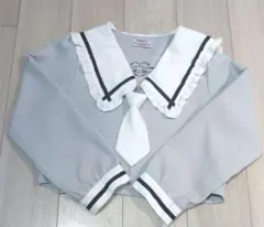 Avail セーラー襟フリル付き長袖シャツ ネクタイ付きシナモロールモチーフのサムネイル
