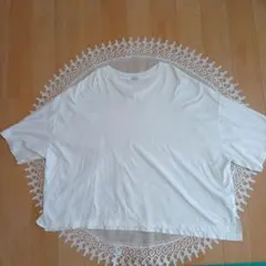 ichi イチ半袖 Tシャツ ホワイト クルーネック 　オーバーサイズ　綿100のサムネイル