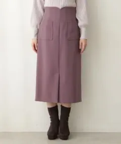 PROPORTION フロントベンツタイトスカート