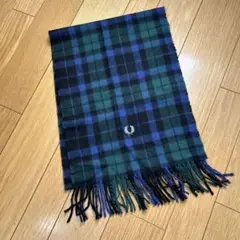 FRED PERRY タータンチェックマフラー